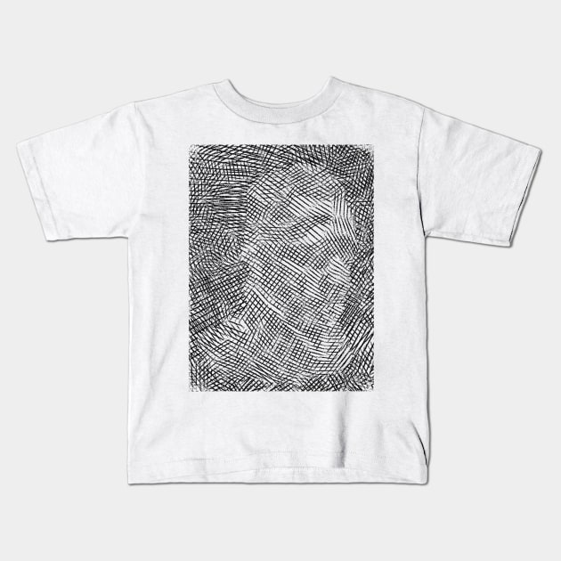 Camus Kids T-Shirt by bulografik